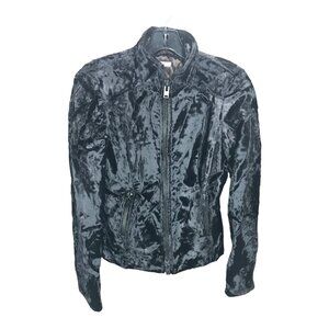 United Nations Colors Black Faux Fur Long Sleeve‎ Zipper Front lined Jacket